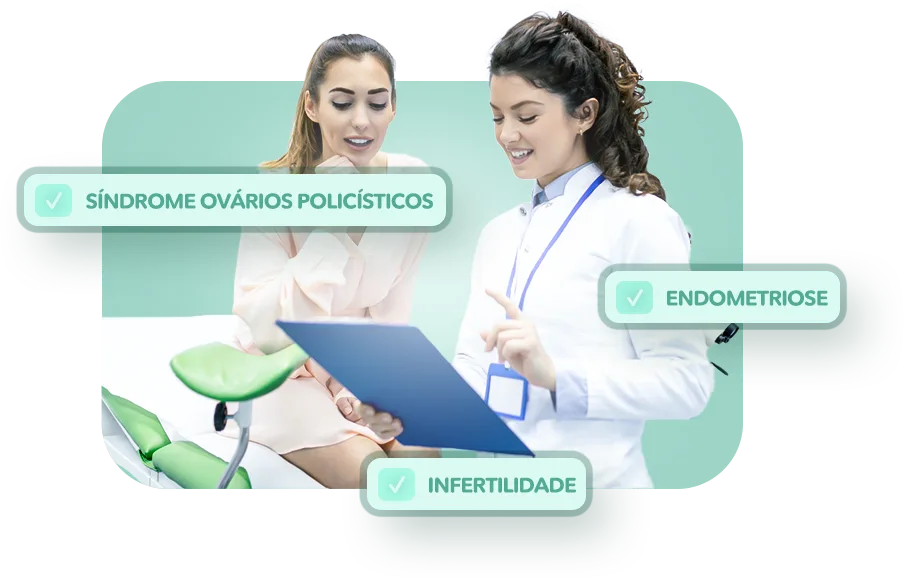 Ginecologia Médica Ginecologista E Sua Cliente Na Clínica Meu Médico Já 2